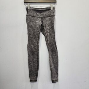 Lululemon Wunder Under Low-Rise Tight *28" Heathered Black